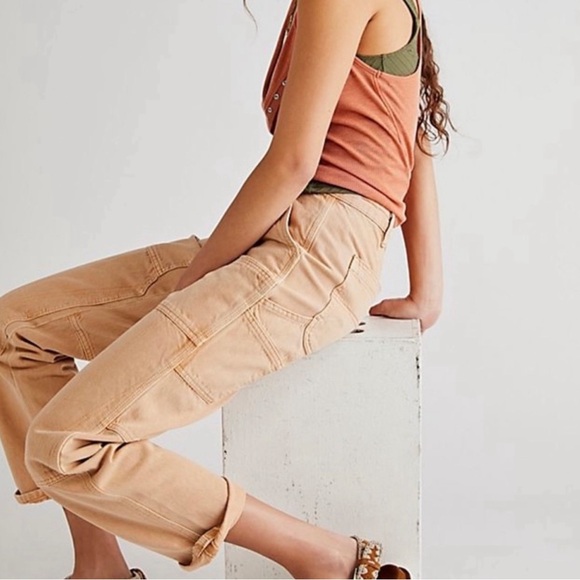 Free People nwot Dover High-Rise carpenter jeans, size 28 - Picture 3 of 10